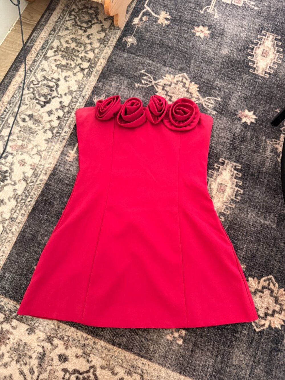 Like New Pepper Mayo Patsie Strapless Mini Dress - Fuchsia